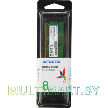 Оперативная память ADATA Premier 8GB DDR4 SODIMM PC4-21300 (AD4S26668G19-SGN) картинка 4